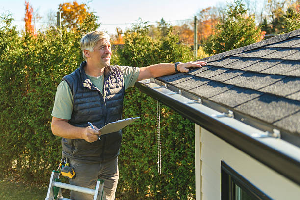 Professional Roofing technician working in Pershing, IN